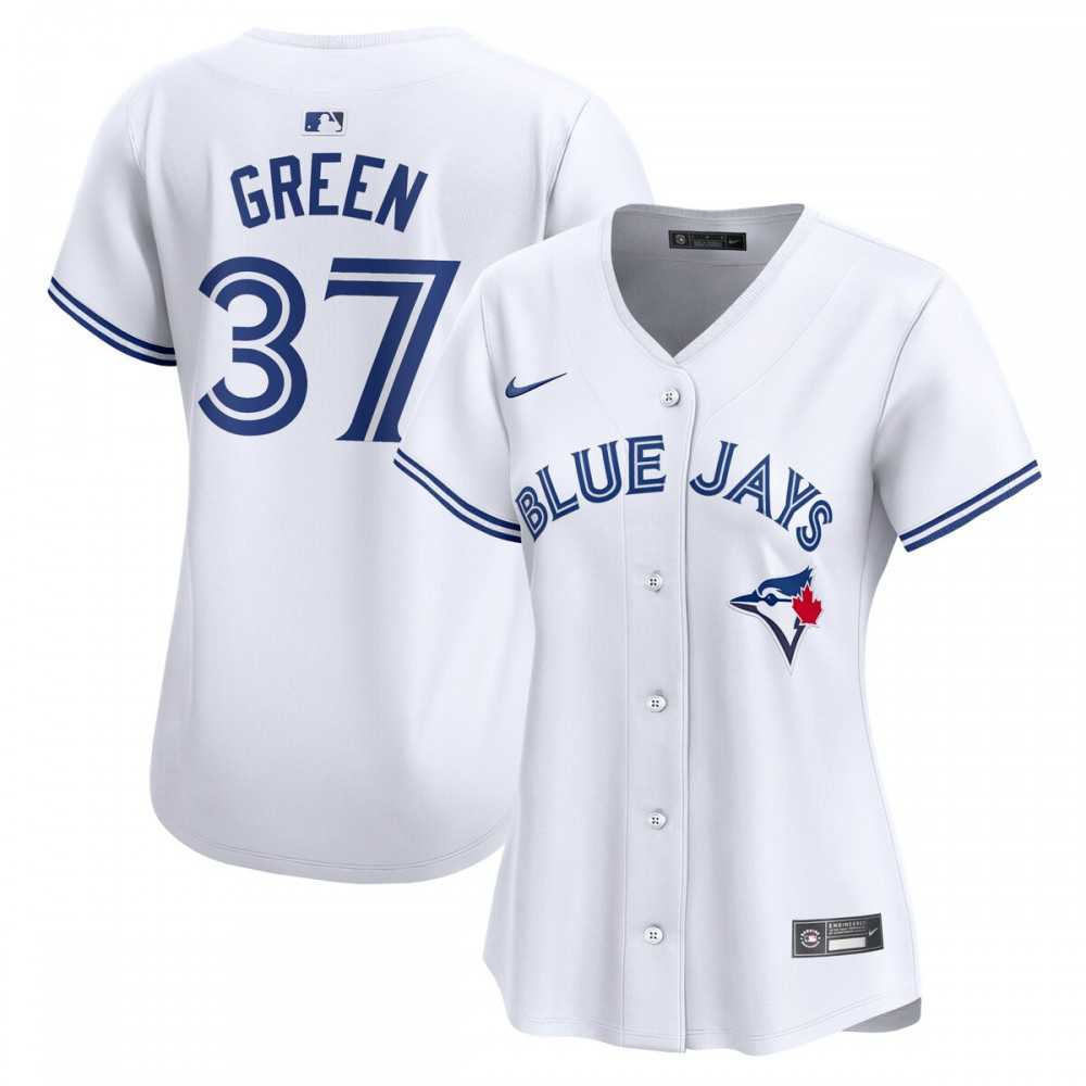 Chad Green Toronto Blue Jays Women's Home Limited Player Jersey - White-Pro Kit Vault | Brand New 26/27 Sports Jerseys